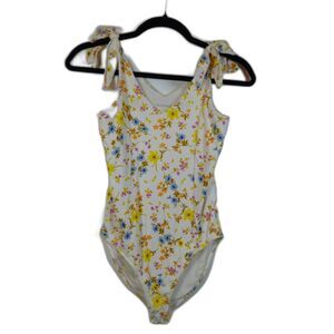 Vintage Inspired Womens Bodysuit Size XS Retro Fairy Cottage Floral